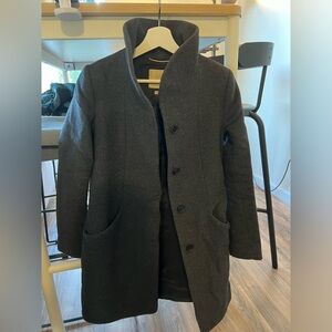 Aritzia Wilfred Cocoon Wool Cashmere Coat XS